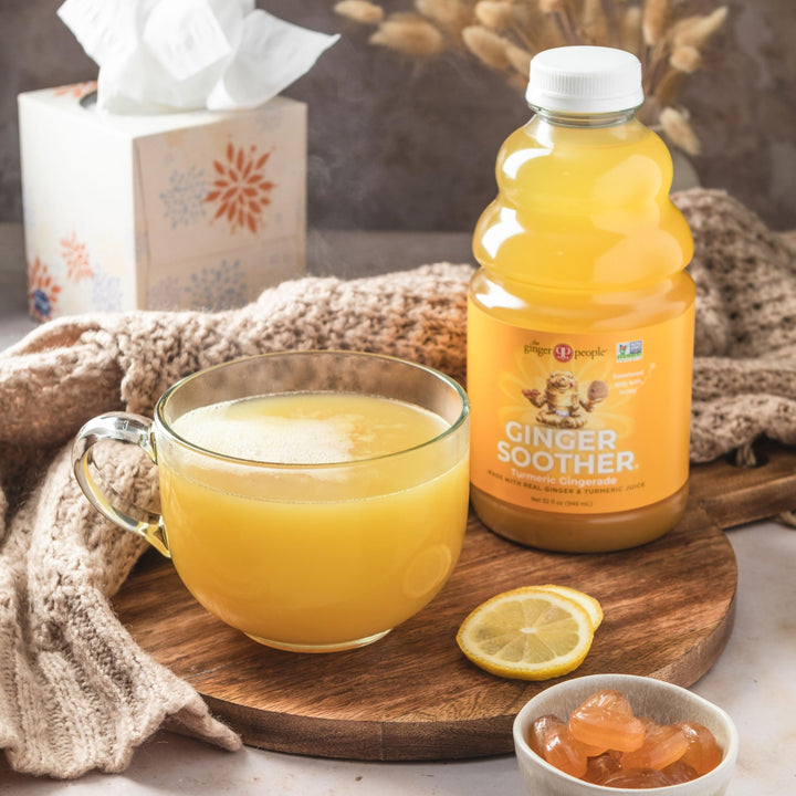 The Ginger People Ginger Soother Turmeric Gingerade, 32 oz