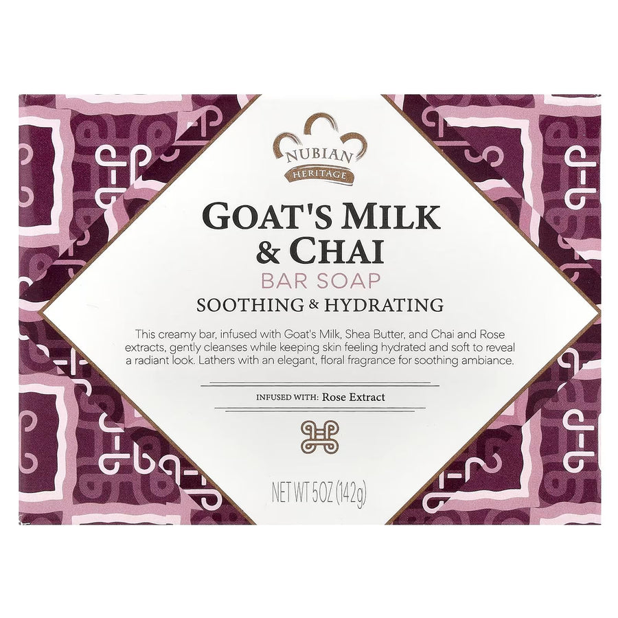 Nubian Heritage Goat's Milk & Chai Soap, 5 oz
