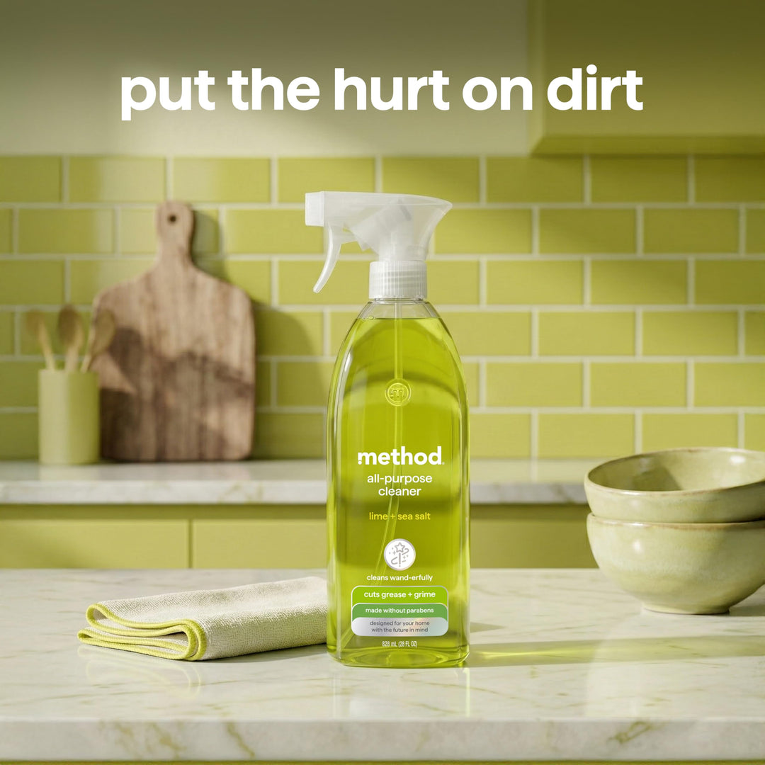 Method All-Purpose Cleaner, Lime + Sea Salt, 28 oz