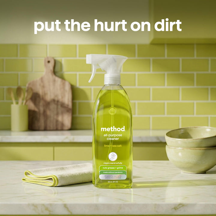 Method All-Purpose Cleaner, Lime + Sea Salt, 28 oz