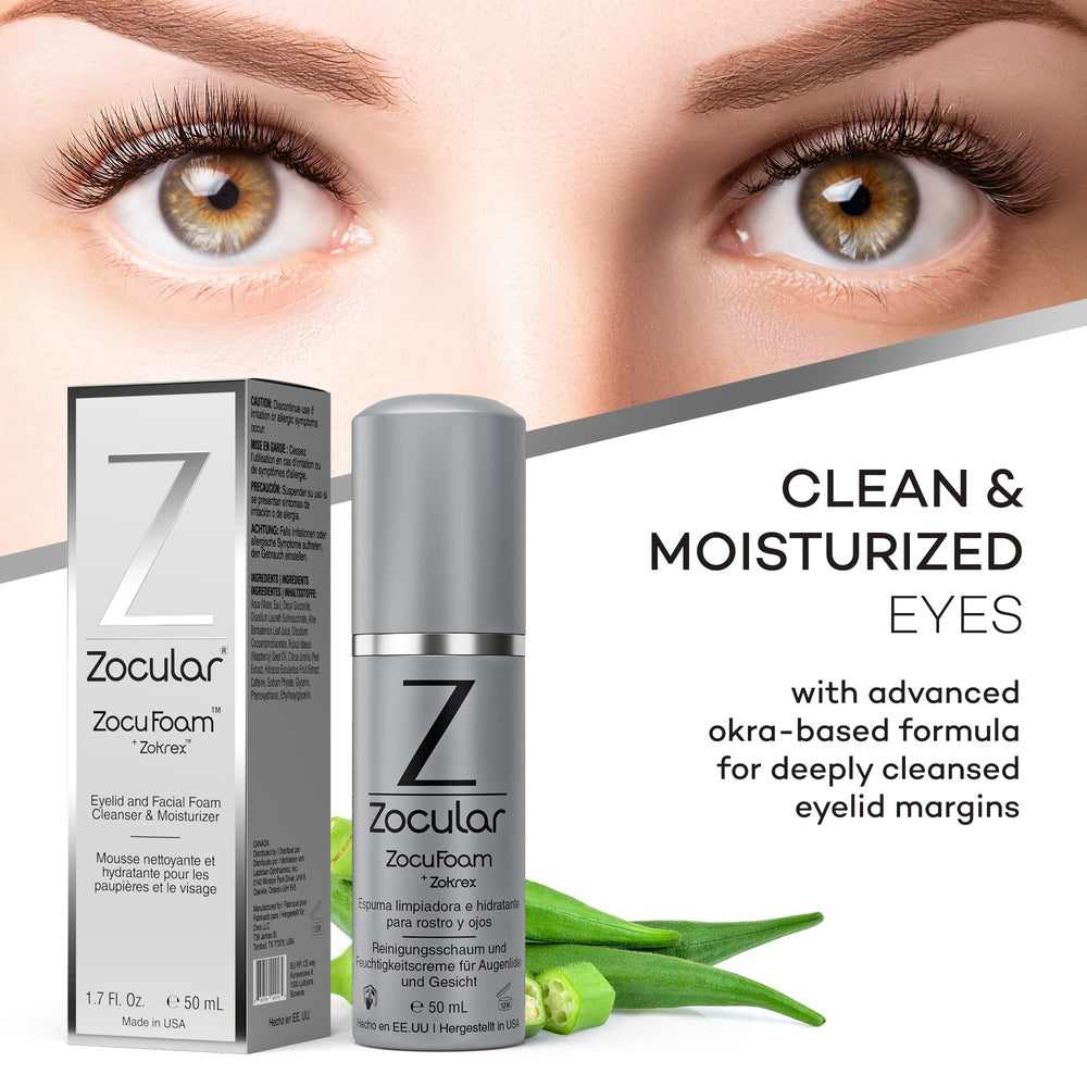 Zocular ZocuFoam Foaming Eyelid Cleansing Foam, 50 ml