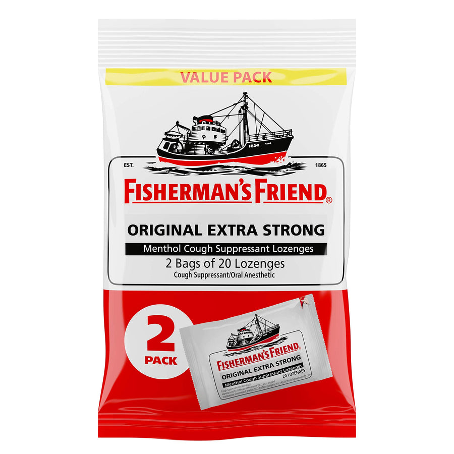 Fisherman's Friend Original Extra Strong Drops, 40 Count