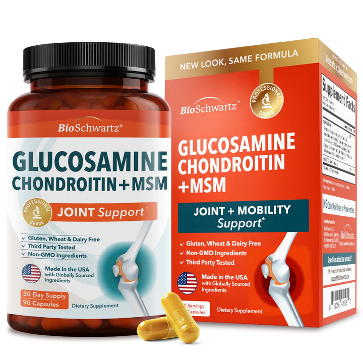 BioSchwartz Glucosamine MSM Chondroitin Supplement