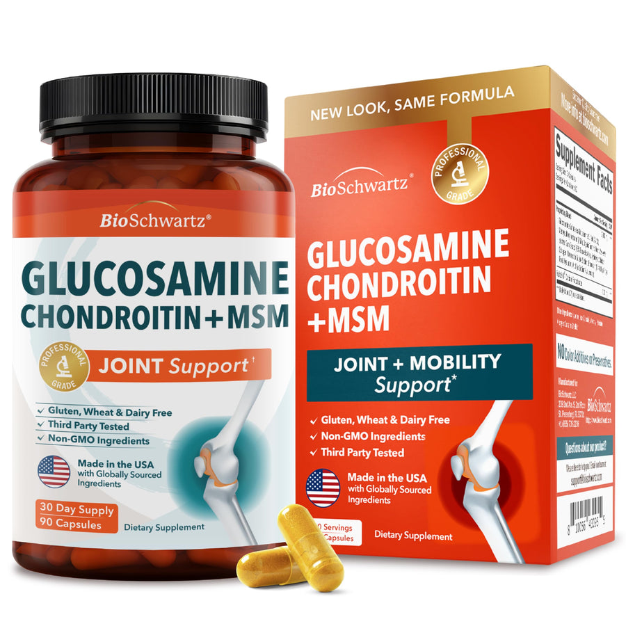 BioSchwartz Glucosamine MSM Chondroitin Supplement