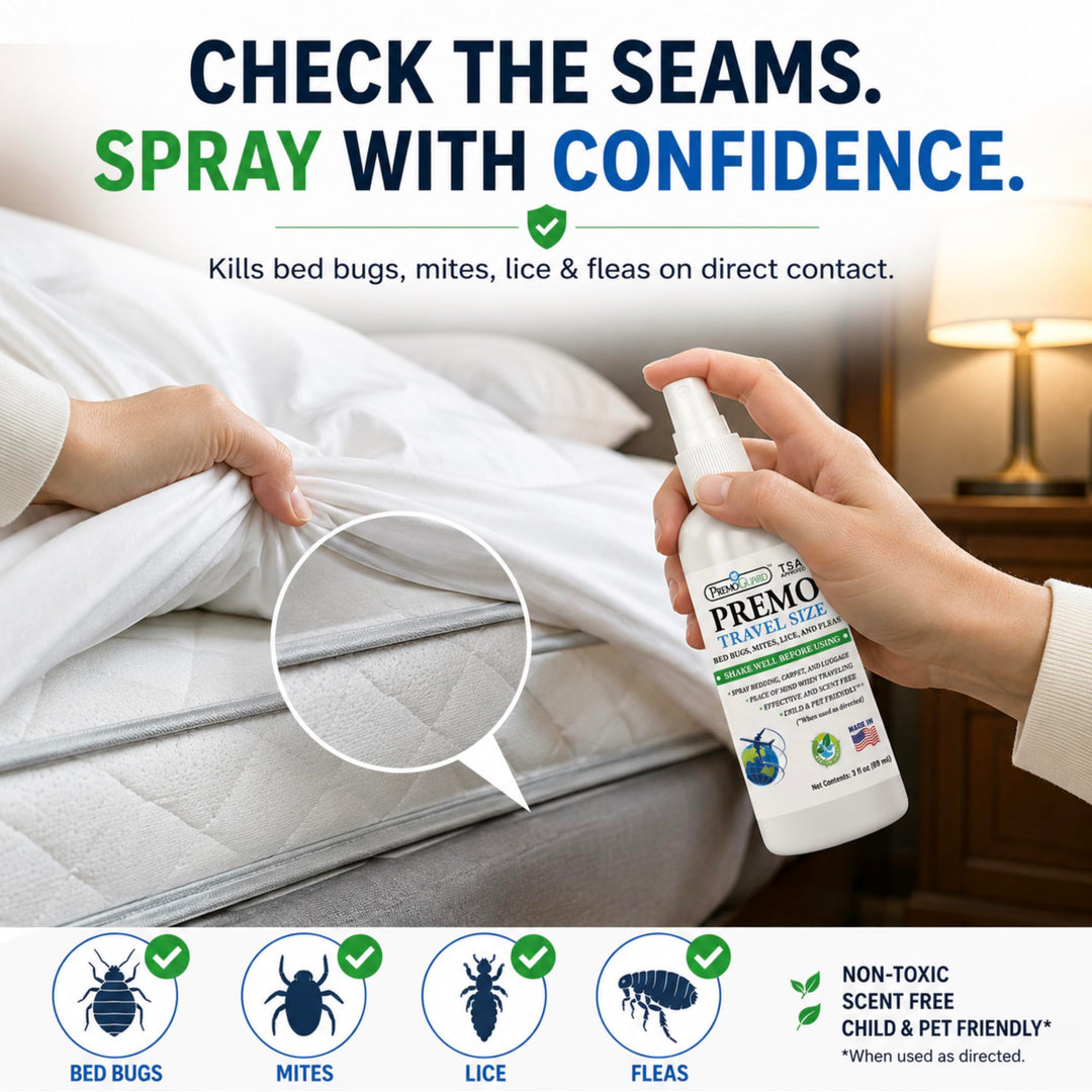 Travel Bed Bug & Mite Killer Spray, 3 oz