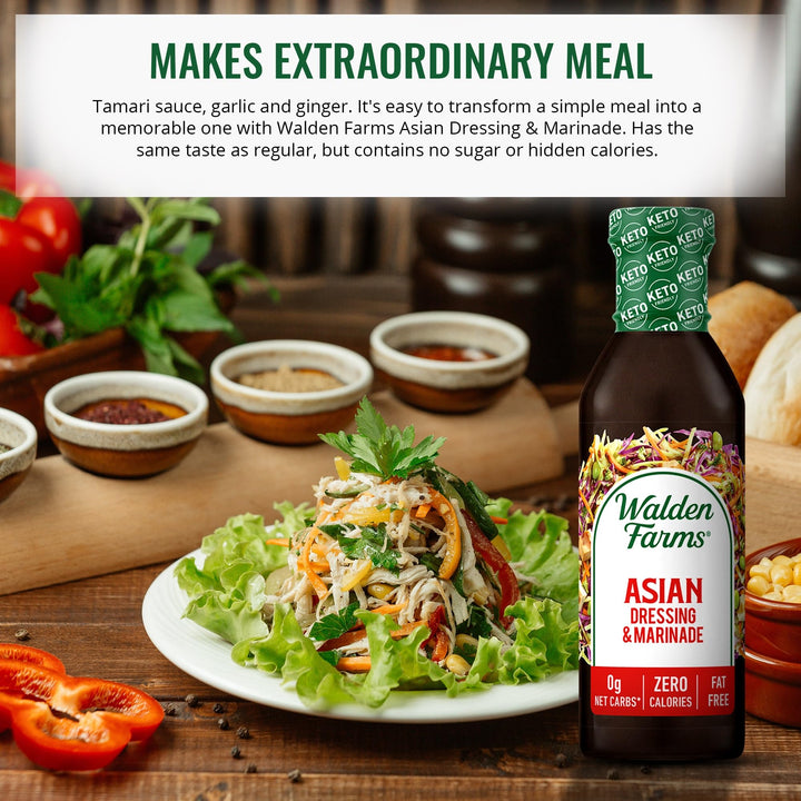 Walden Farms Dressing, Asian, 12 fl oz