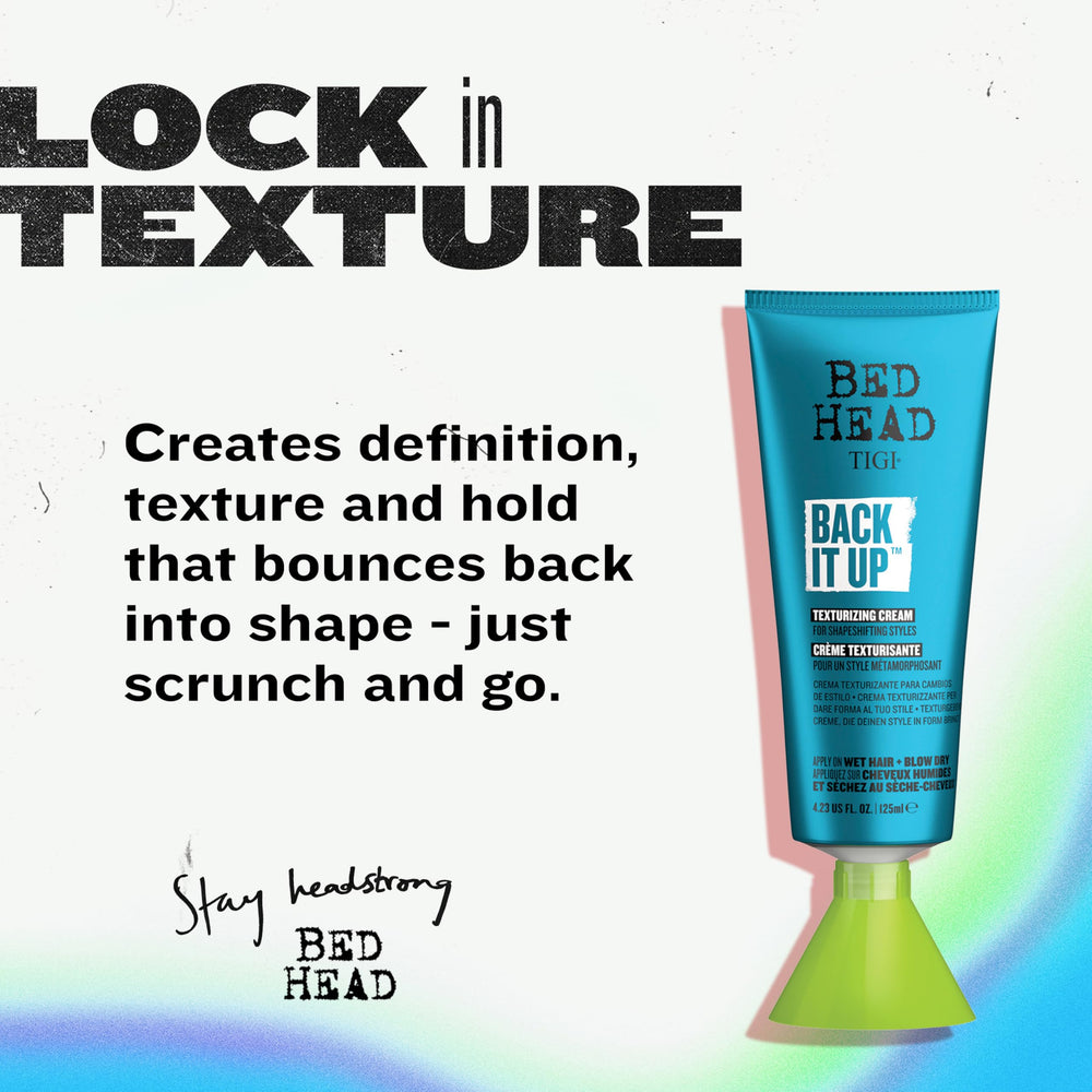 TIGI Bed Head Back It Up Texturizing Cream, 4.23 fl oz