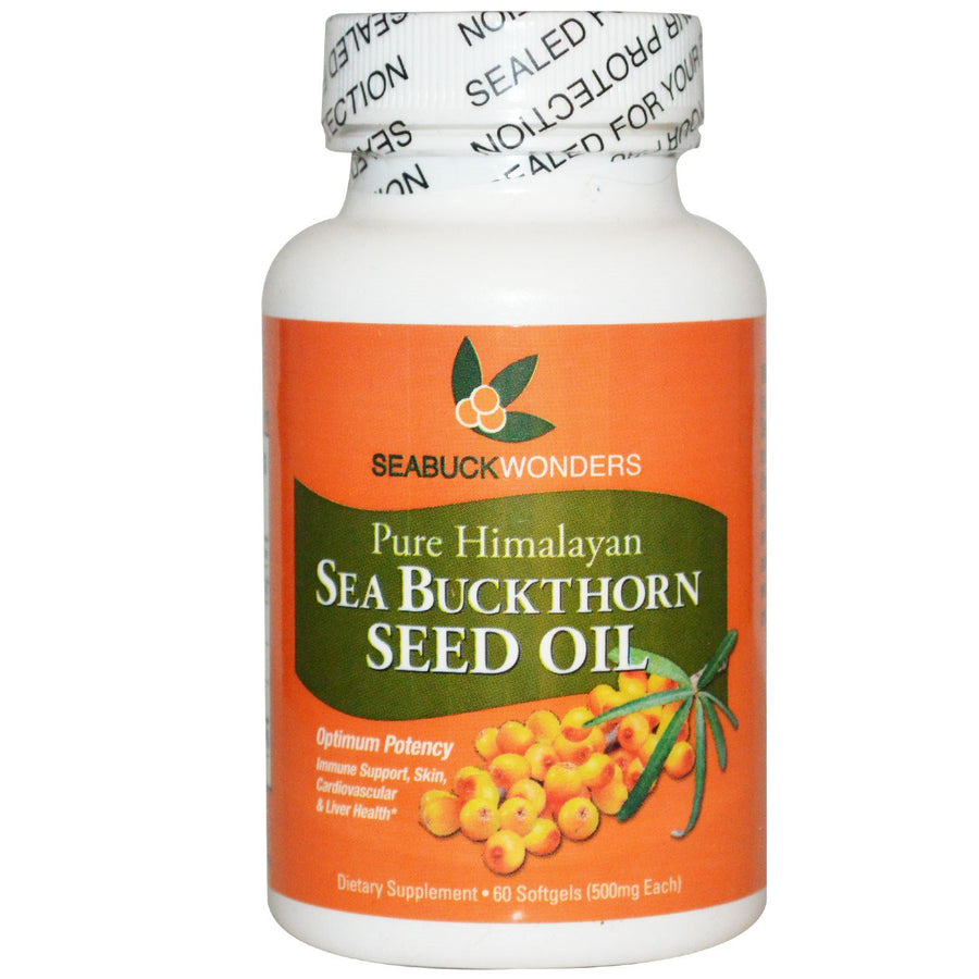 Seabuckwonders Sea Buckthorn Seed Oil, 60 Count
