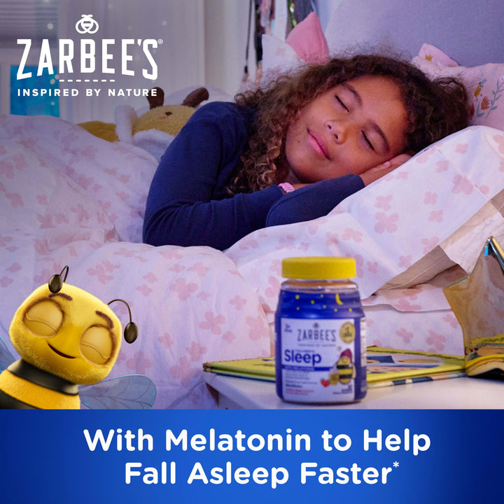 Zarbee's Kids Melatonin Sleep Gummies, 1 mg, 90 Count