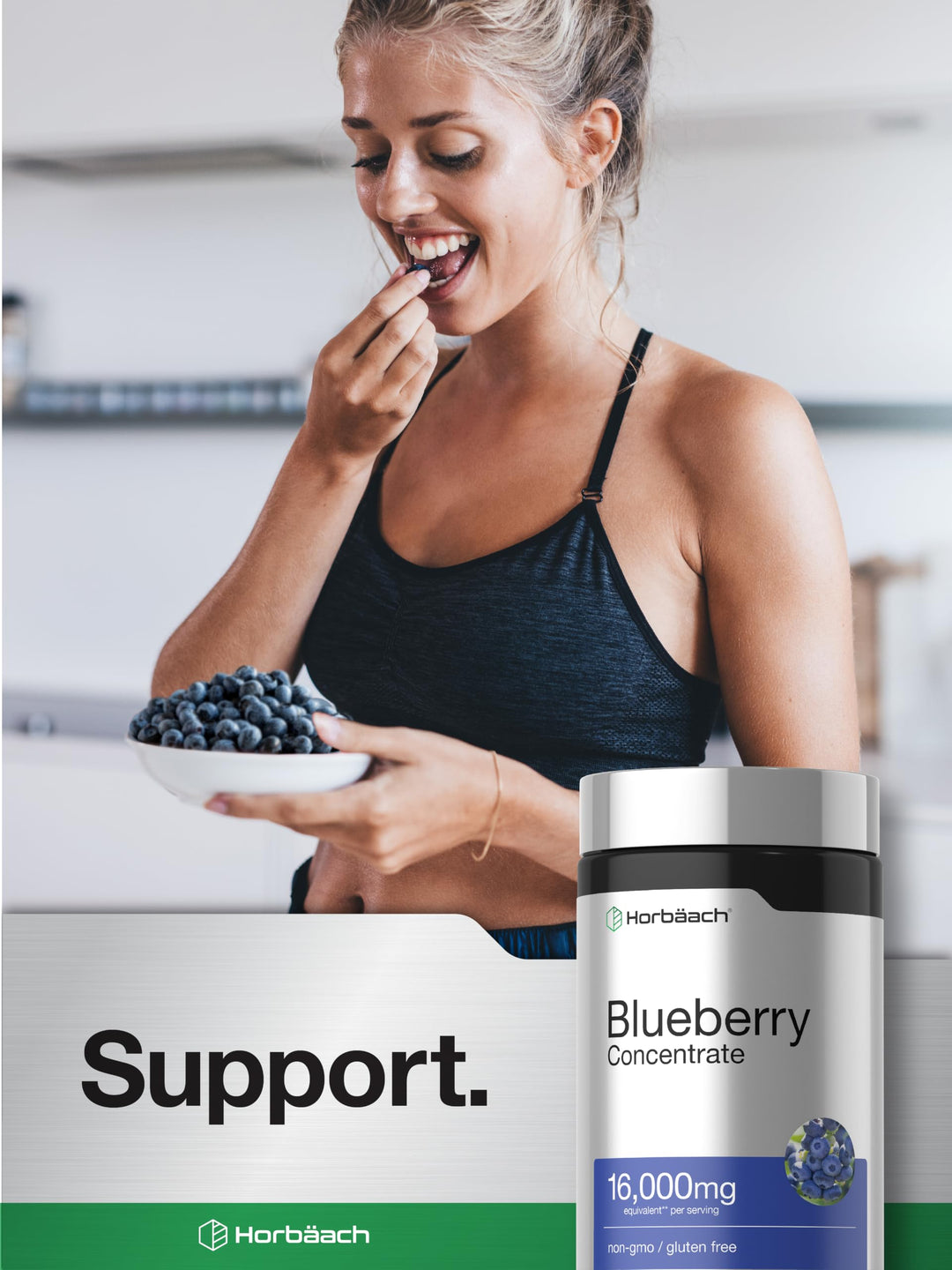 Horbäach Blueberry Extract, 150 Count