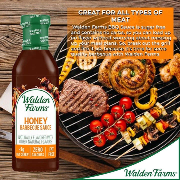 Walden Farms Barbecue Sauce, Honey, 340 g