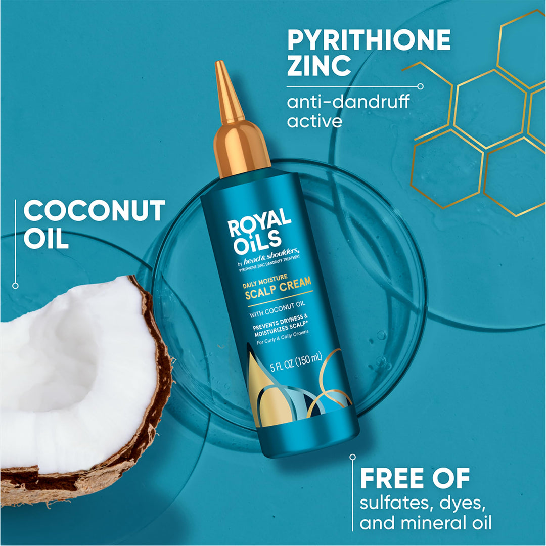 Head & Shoulders Royal Oils Daily Moisture Scalp Cream Treatment, 5 fl oz