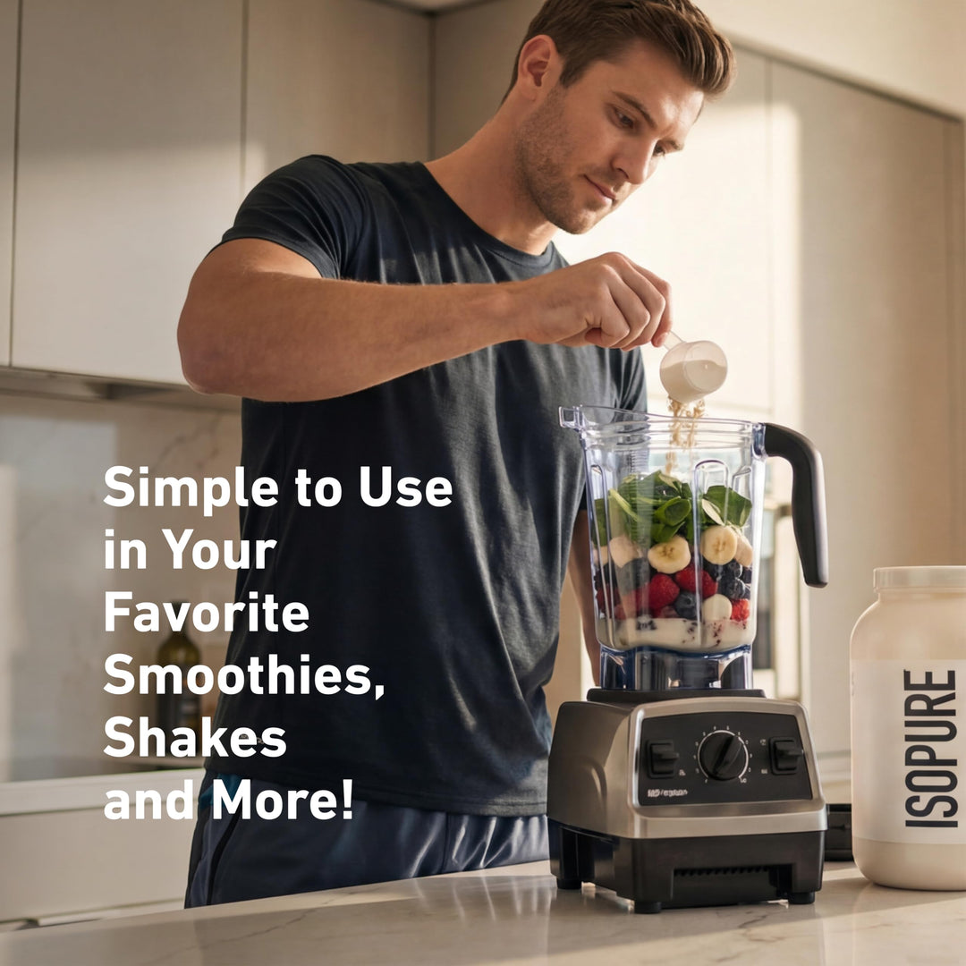 Isopure Zero Carb 100% Whey Isolate Protein Powder, Creamy Vanilla, 1 lb