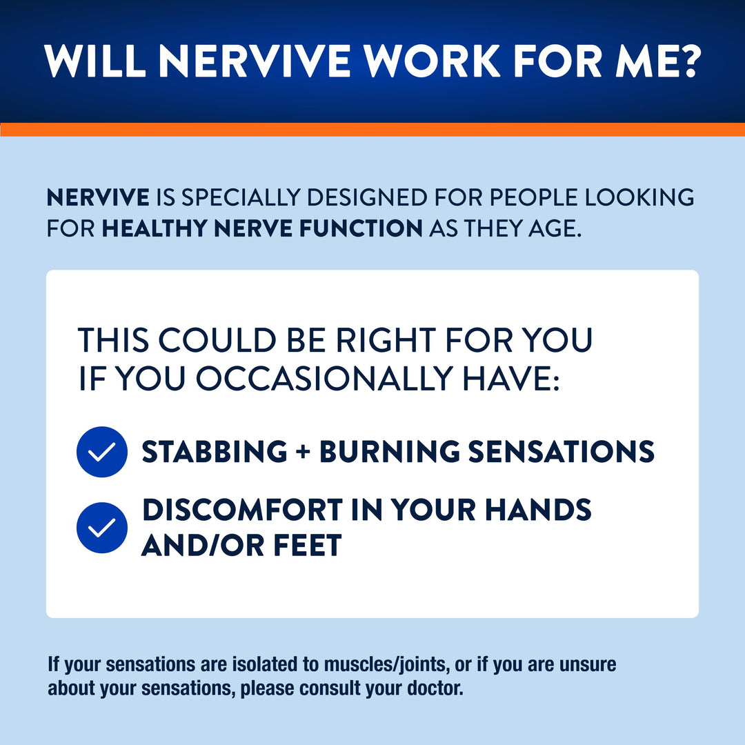 Nervive Nerve Relief Tablets, 30 Count