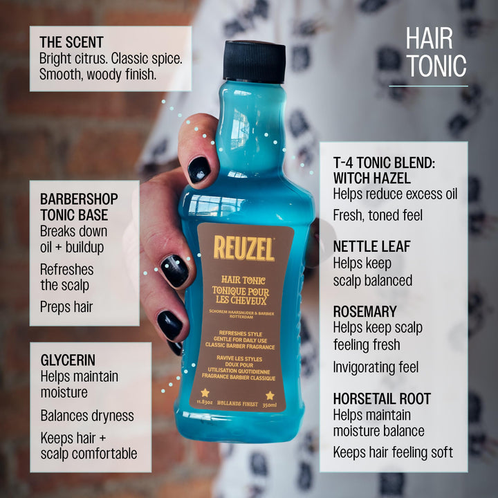 REUZEL Hair Tonic, 11.83 fl oz