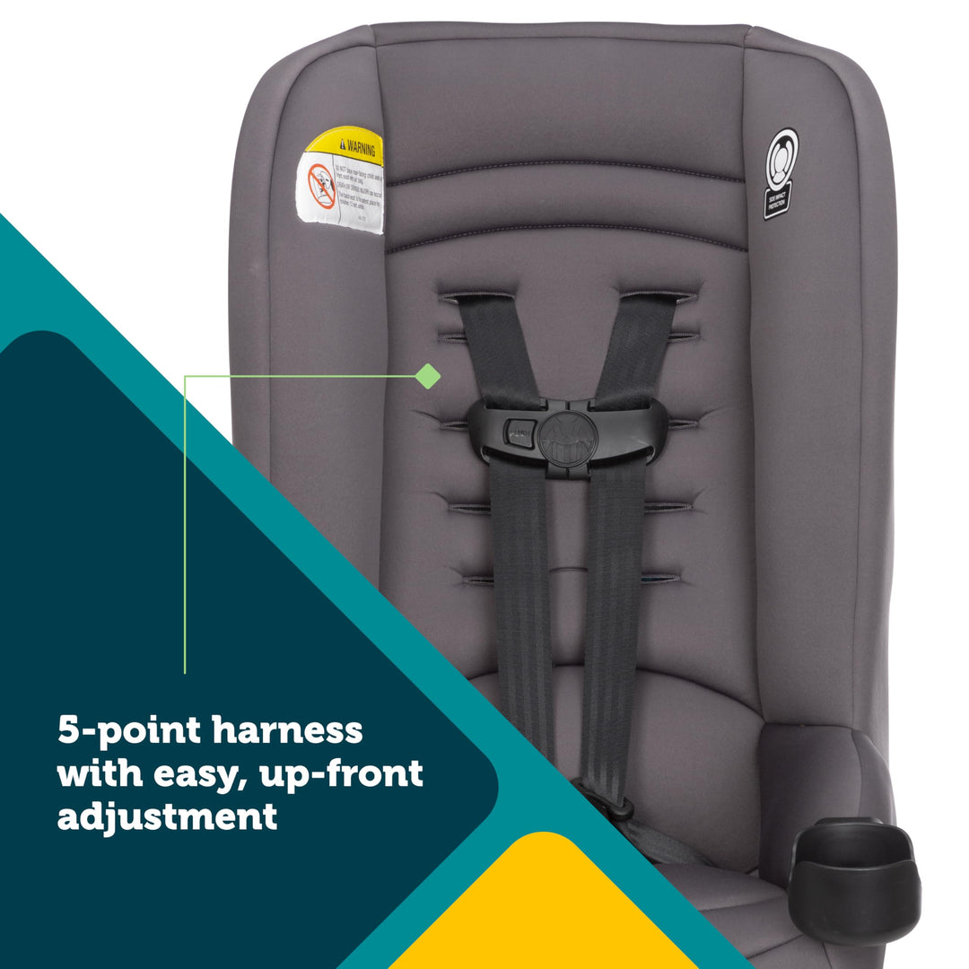 Safety 1st Jive 2-in-1 Convertible Car Seat, Black Fox
