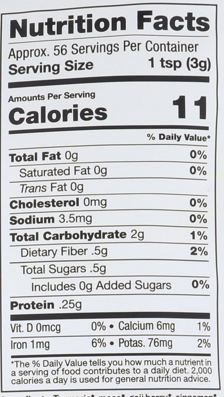 Sunfood Superfoods Golden Milk Super Blend, Organic, 6 oz