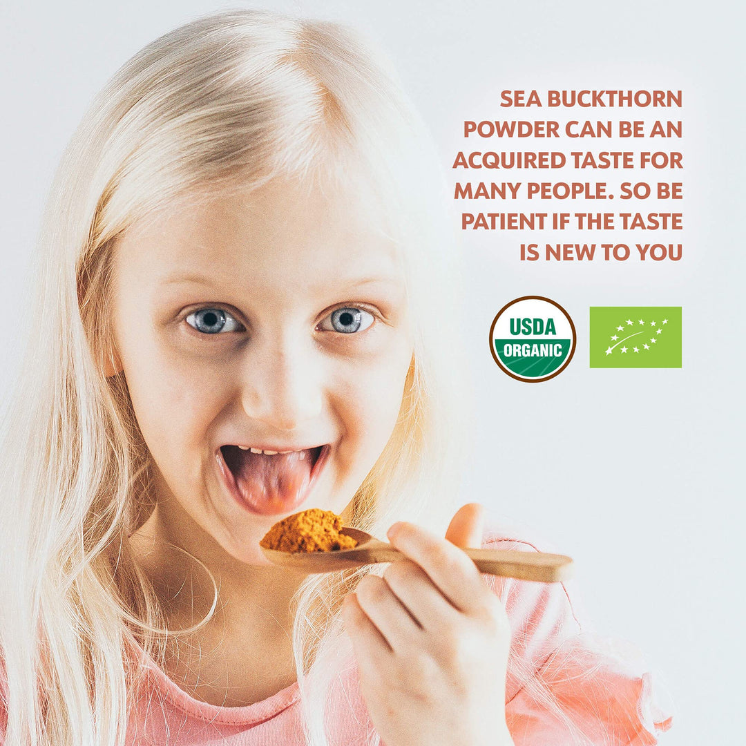LOOV Organic Sea Buckthorn Berry Powder, 4 oz