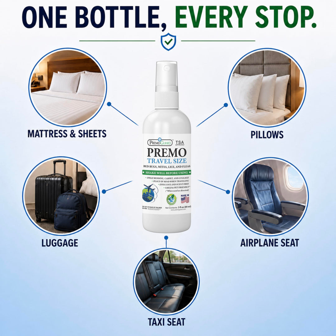 Travel Bed Bug & Mite Killer Spray, 3 oz