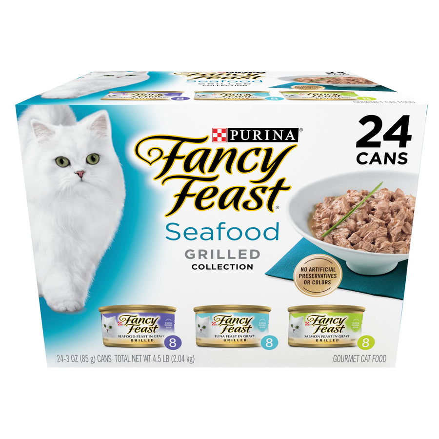 Purina Fancy Feast Gravy Wet Cat Food, 3 oz, 24 Count