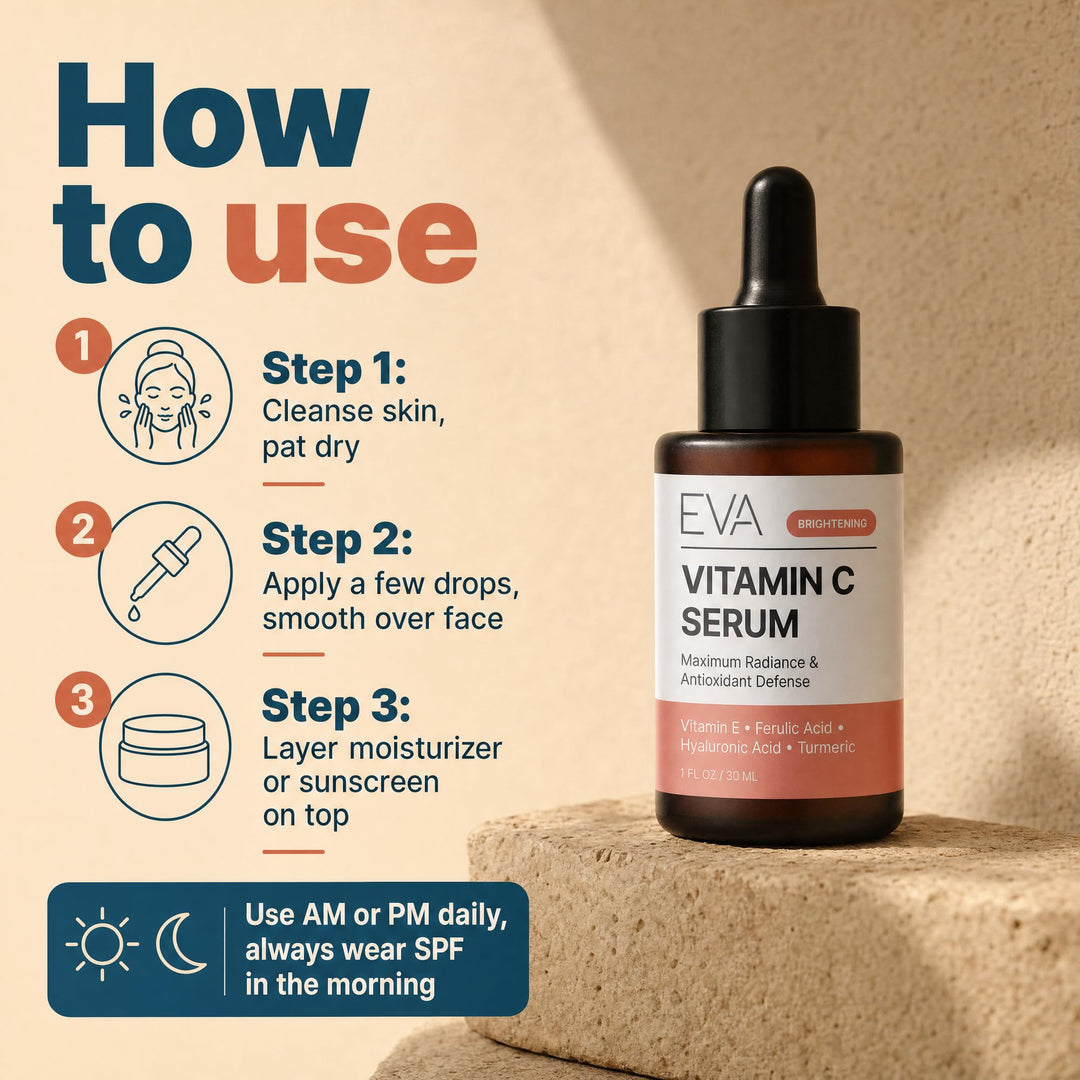 Eva Naturals Vitamin C Serum, 20%, 30 ml