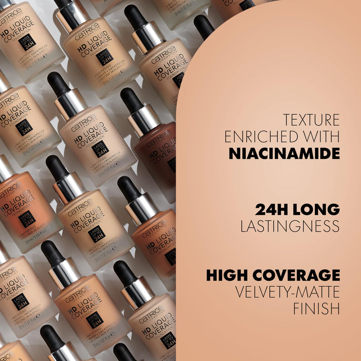 Catrice Cosmetics HD Liquid Coverage Foundation, 046 Camel Beige