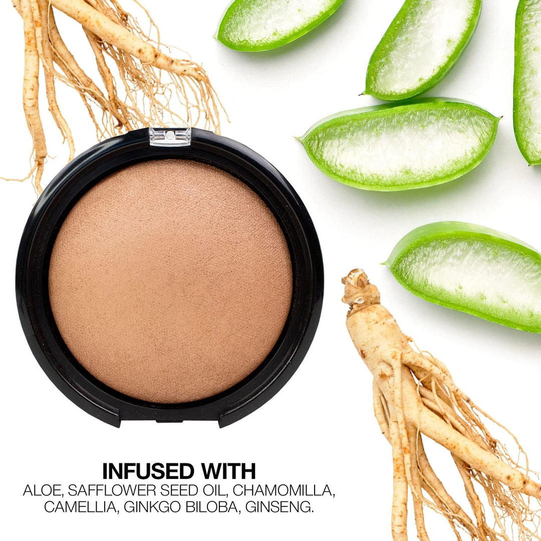 Palladio Baked Bronzer, Illuminating Tan, 10 g
