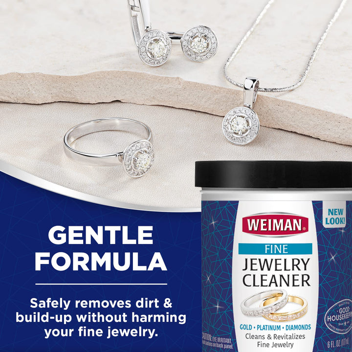 Weiman Fine Jewelry Cleaner Liquid, 6 oz