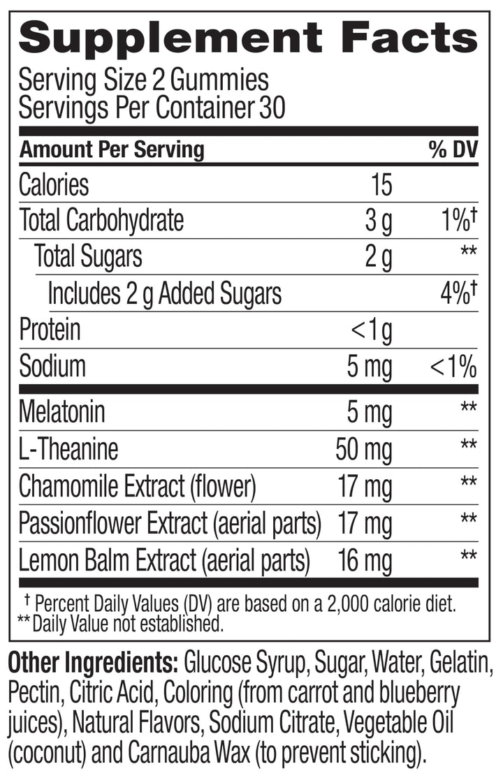 OLLY Extra Strength Sleep Gummy, Blackberry, 5 mg, 60 Count