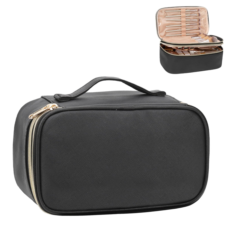 Relavel Small Makeup Bag, Black
