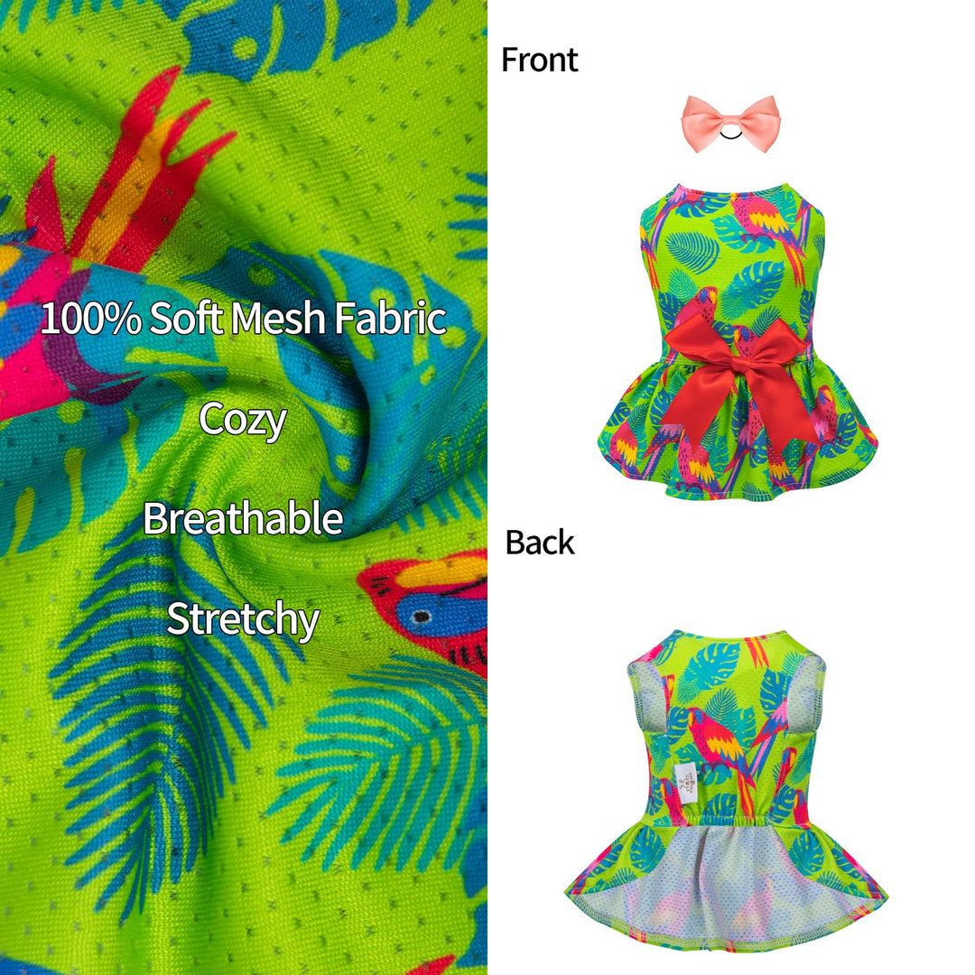 CuteBone Dog Dress, Jungle Series, XS