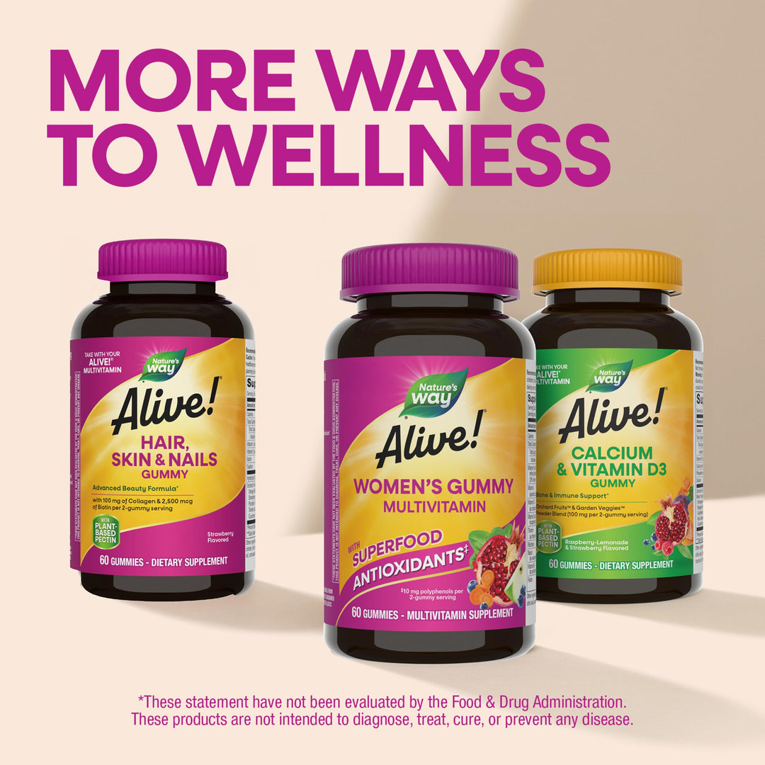 Nature's Way Alive! Women's Multivitamin Gummy, 150 Count