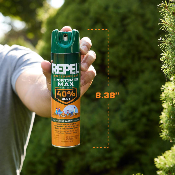 Repel Sportsman Max Insect Repellent, 40% DEET, 6.5 fl oz