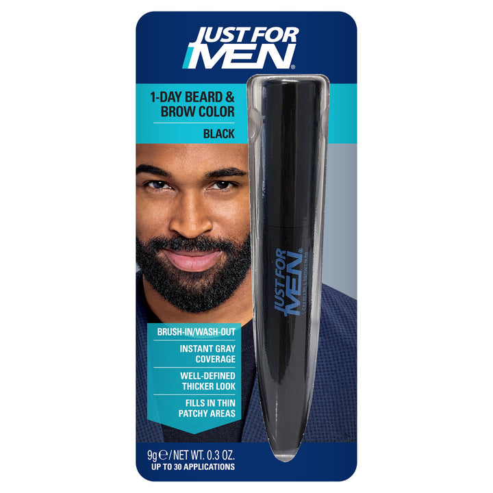 Just for Men 1-Day Beard & Brow Color, Black