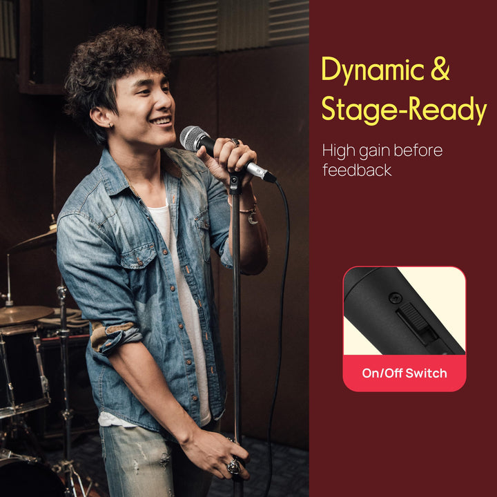 Pyle Professional Dynamic Vocal Microphone, Pdmic59