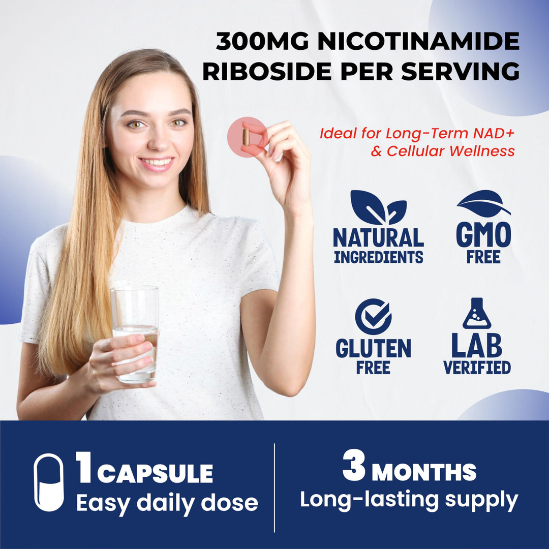 ULTRA HERBS NAD+ Supplement, 90 Count