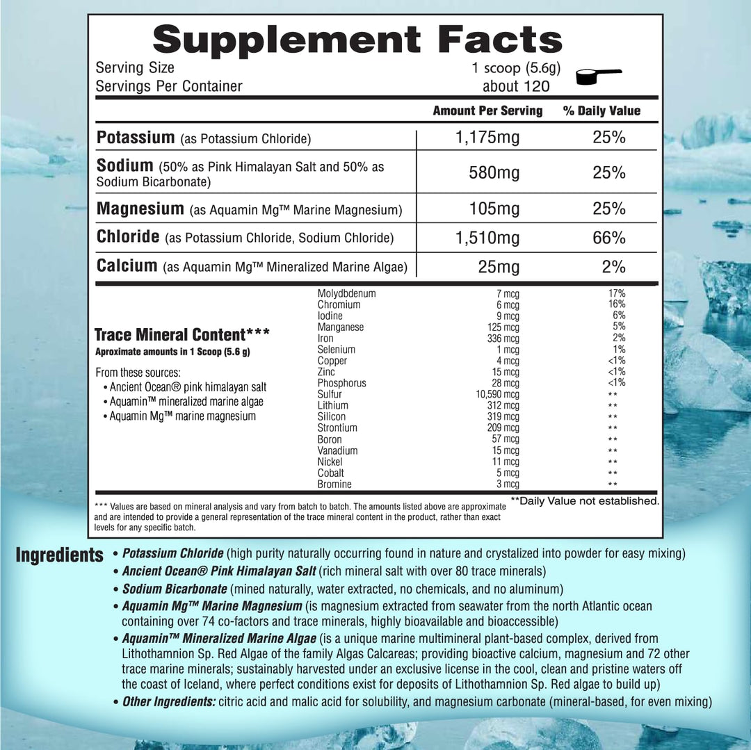 FAST LYTE Fasting Electrolyte Supplement Powder, Unflavored