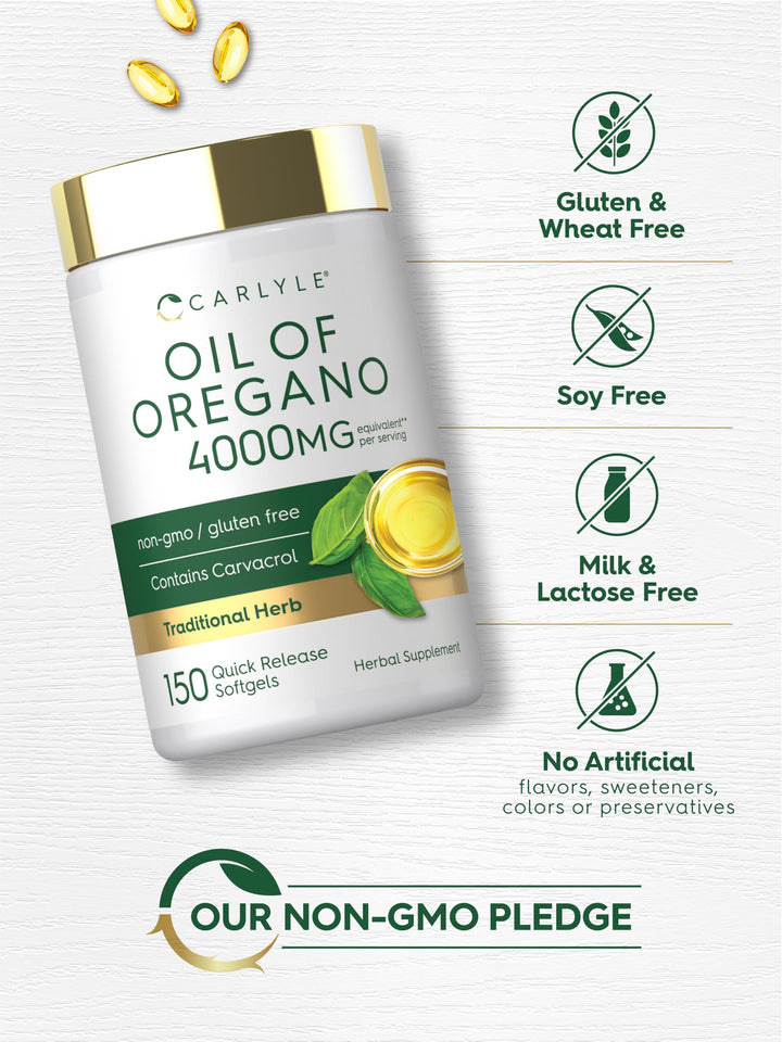 Carlyle Oregano Oil Extract, 150 Count