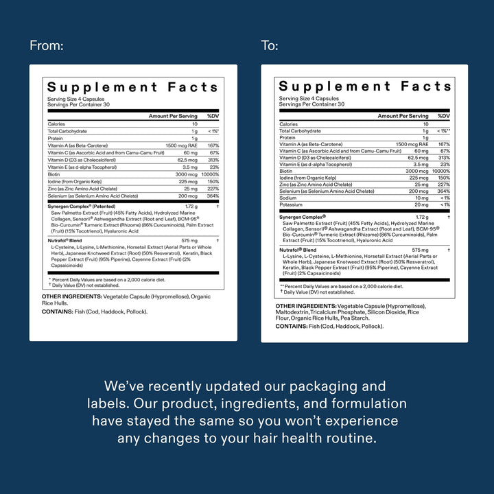 Nutrafol Men's Hair Growth Supplements, 1 Month Supply