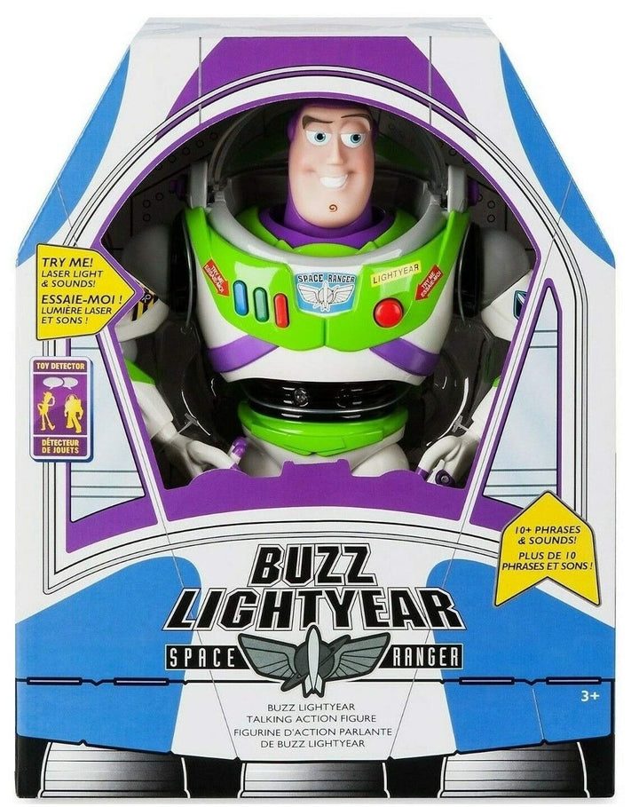 TOY STORY Advanced Talking Buzz Lightyear Action Figure, 12 in