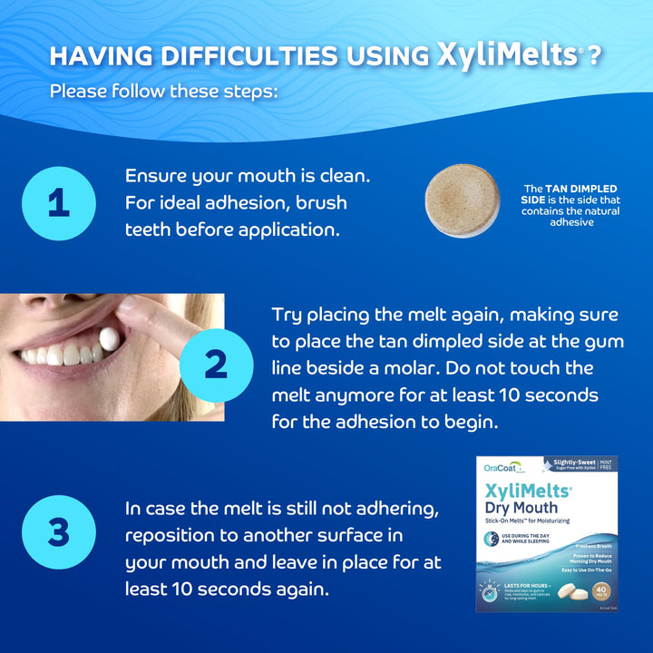 Oracoat XyliMelts, Slightly Sweet, 40 Count