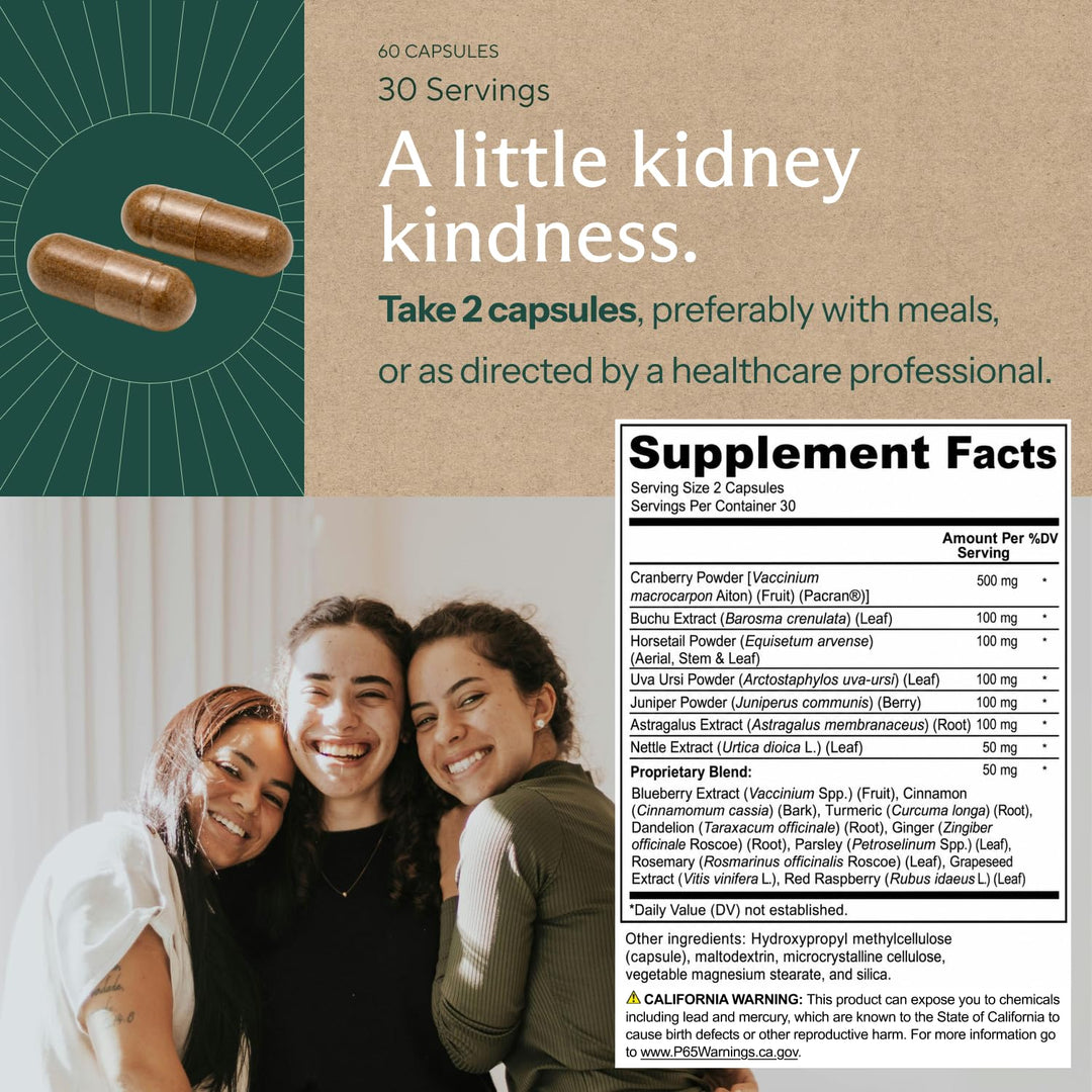 Sunergetic Kidney Cleanse Supplement, 60 Count