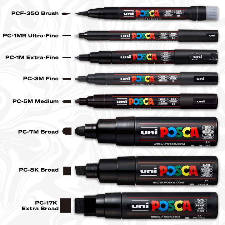 POSCA Marker 1M, White