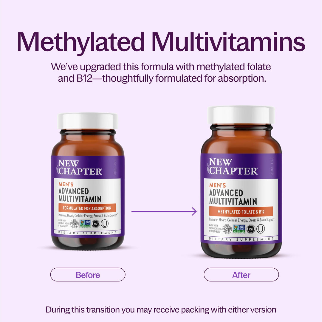 New Chapter Multi-Vitamin Dietary Supplement, 120 Count
