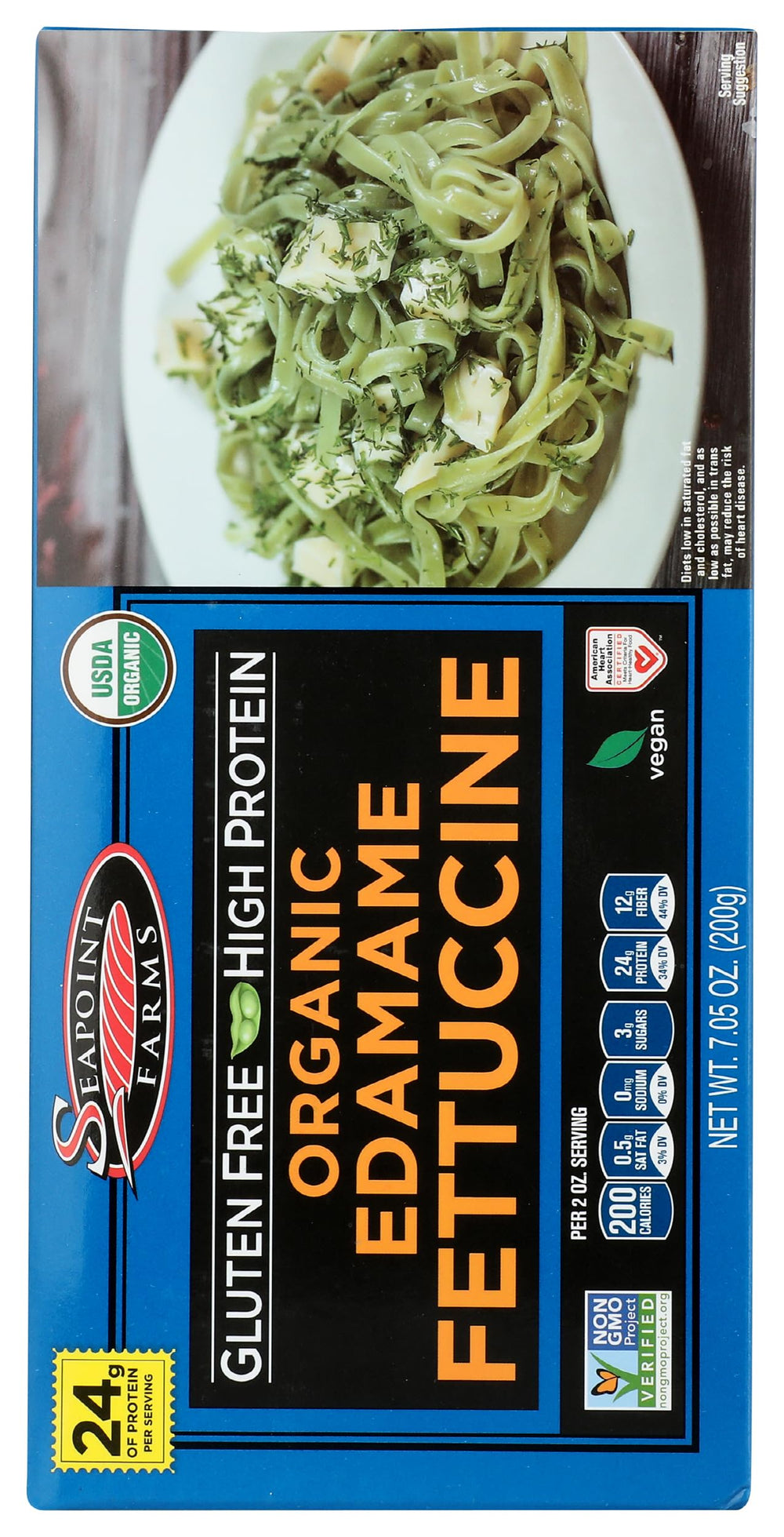 SEAPOINT FARMS Edamame Fettuccine, 7.05 oz