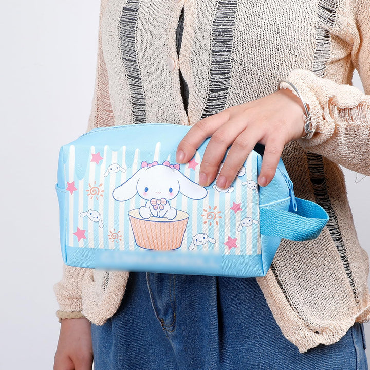 G-Ahora Cartoon Kitty Makeup Bag with Compact Mirror, MuBC CIN