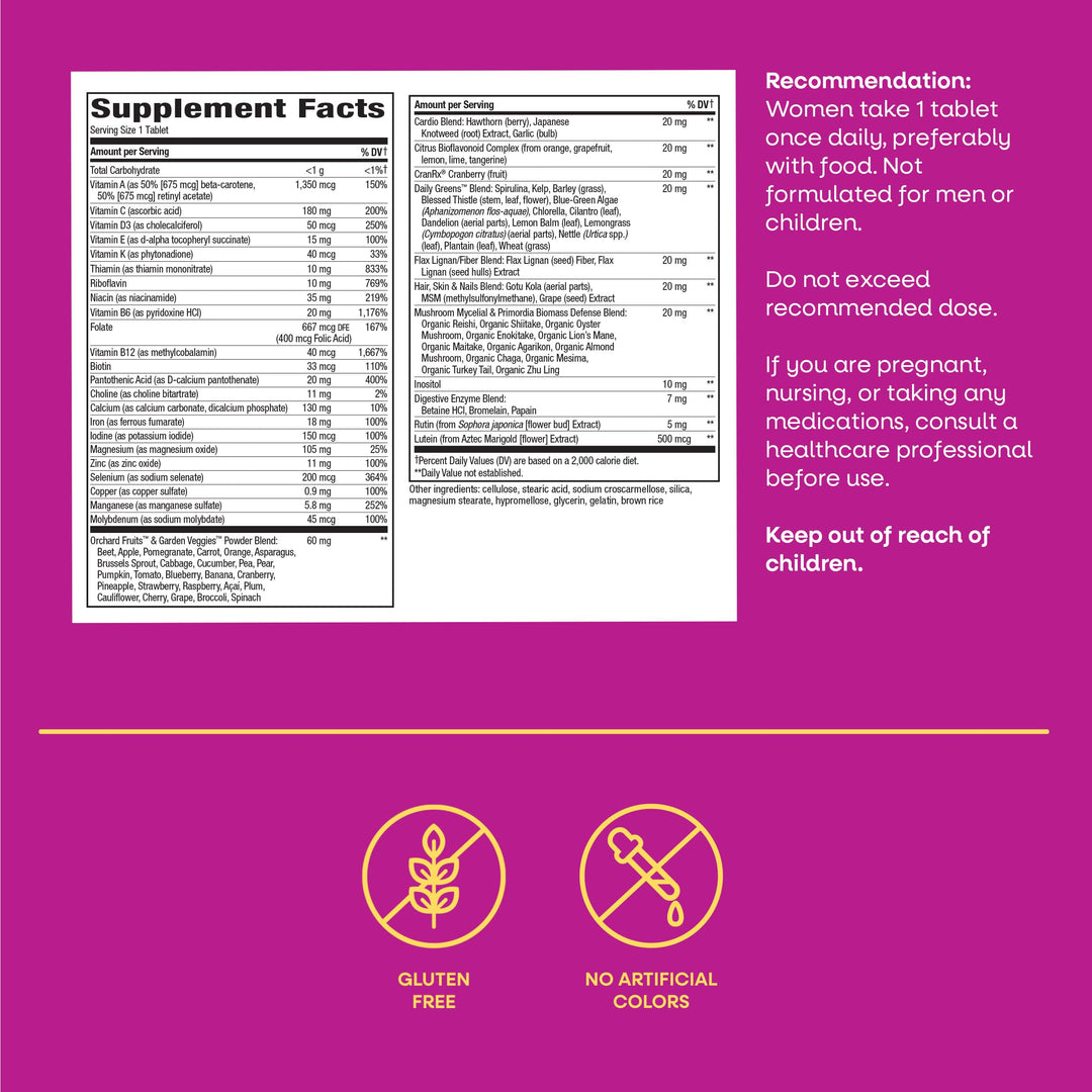 Nature's Way Alive Women's Ultra Multivitamin, 60 Count