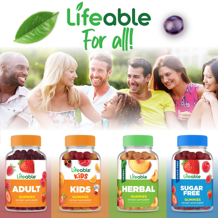 Lifeable Magnesium Citrate Gummies, 900 mg, 90 Count