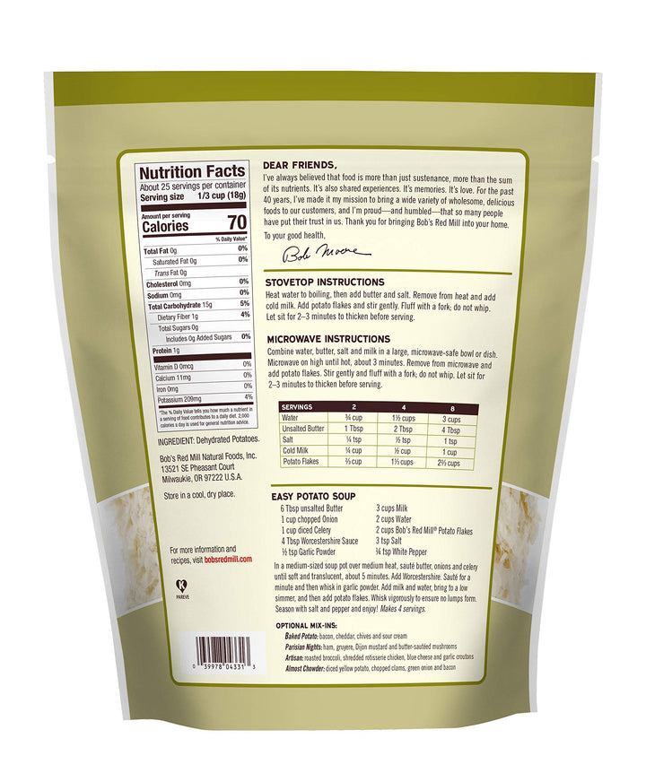 Bob's Red Mill Potato Flakes, 16 oz