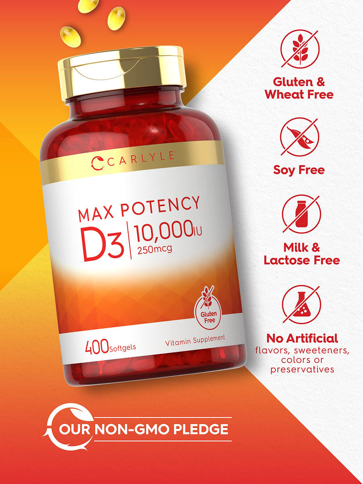Carlyle Vitamin D, 10000 IU, 400 Count